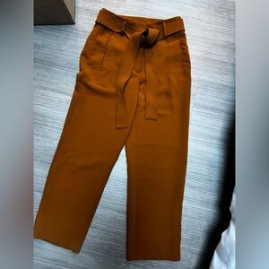 Wilfred Tan High-Waist Trousers